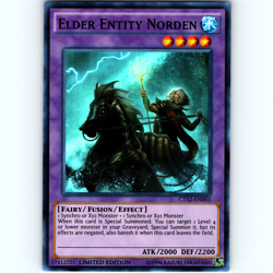 Yugioh Elder Entity Norden CT12-EN003 Limited Edition Super Rare Holo - NM 💎 - Image 1