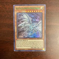 Blue-Eyes Alternative White Dragon (Green) [LDS2-EN008] Ultra Rare YUGIOH - Image 1