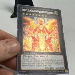 Yugioh Hieratic Sun Dragon Overload of Heliopolis CT09-EN004 Secret Rare MP - Image 2