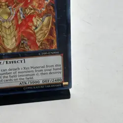 Yugioh Hieratic Sun Dragon Overload of Heliopolis CT09-EN004 Secret Rare MP - Image 5
