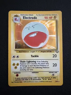 Electrode Holo 2/64 Jungle Pokemon Card NM - Image 1