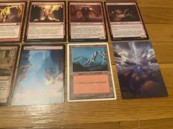 MTG Red Cards Lot Rare Uncommon Land Foil + Commons Magic The Gathering Cards TO - Image 3