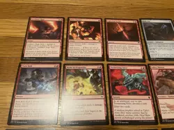 MTG Red Cards Lot Rare Uncommon Land Foil + Commons Magic The Gathering Cards TO - Image 5