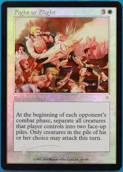 Fight or Flight FOIL Invasion PLD White Rare MAGIC CARD (ID# 460436) ABUGames - Image 1