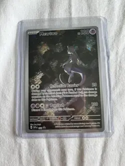 Pokemon Mewtwo TCG Black Star Promo Card Scarlet and Violet 151 - Image 1
