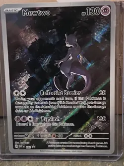 Pokemon Mewtwo TCG Black Star Promo Card Scarlet and Violet 151 - Image 1