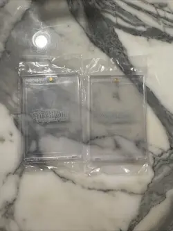YuGiOh Official Magnetic Hard Case Konami Ultra Pro Clear Card Display Lot Of 2! - Image 1