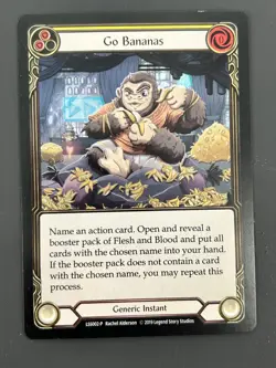 Flesh & Blood Flesh and Blood: Promo Cards Go Bananas #LSS002 NM Cold Foil - Image 1