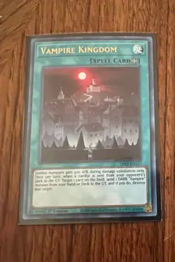 Yugioh Vampire Kingdom GFP2-EN157 Ultra Rare 1st Edition Near Mint Card English - Image 1