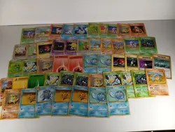 Pokemon Japanese Base Set Vintage Common and Uncommon 50 Card Lot LP-DMG (5) - Image 1