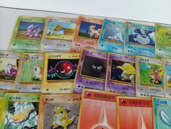 Pokemon Japanese Base Set Vintage Common and Uncommon 50 Card Lot LP-DMG (5) - Image 2
