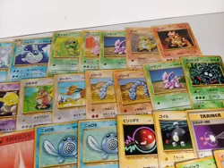 Pokemon Japanese Base Set Vintage Common and Uncommon 50 Card Lot LP-DMG (5) - Image 3