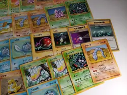 Pokemon Japanese Base Set Vintage Common and Uncommon 50 Card Lot LP-DMG (5) - Image 4