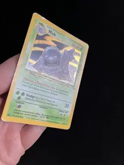 Muk 13/62 PL Holo Rare Fossil Set Pokemon Card Vintage 1999 WOTC 10 - Image 5