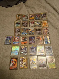 Pokemon CCG 31 Card Lot In Top Loaders- Played Condition - Image 1