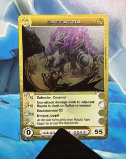 Gaffat-Ra 2 Max PE 100W 35/110/100/50/55E! Rare Metallic Foil! Chaotic Card TCG - Image 1