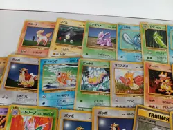 Pokemon Japanese Base Set Vintage Common and Uncommon 50 Card Lot LP-DMG (4) - Image 2