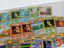 Pokemon Japanese Base Set Vintage Common and Uncommon 50 Card Lot LP-DMG (4) - Image 3