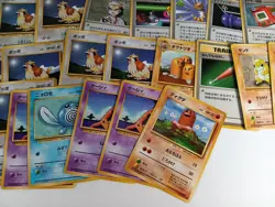 Pokemon Japanese Base Set Vintage Common and Uncommon 50 Card Lot LP-DMG (4) - Image 5