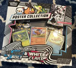 Lot of 5 - Pokemon Black Bolt And White Flare Unova Poster Collection - Sealed - Image 2