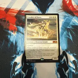 MTG Cavalier of Dawn, LP , English Core Set 2020 - Image 1