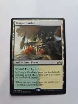 Temple Garden Magic the Gathering Ravnica City of Guilds Land NM MTG - Image 1