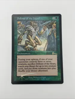 Defense Of The Heart FOIL Urza’s Legacy 1999 Near Mint Never Played Mtg Magic - Image 4