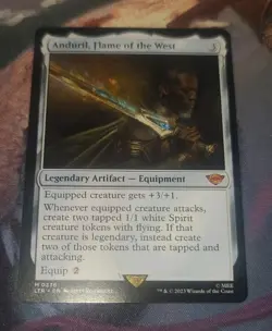 Anduril, Flame of the West MTG The Lord of the Rings Mythic 236 NM - Image 1