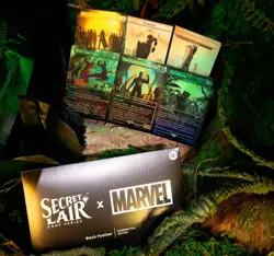 MTG x Secret Lair x Marvel - Black Panther - RAINBOW FOIL Edition - Image 2