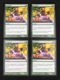 Playset 4x Deglamer Morningtide MTG Magic the Gathering Regular Common - MP - Image 1