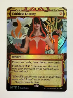 Faithless Looting - 038/063. Foil. 2021 Strixhaven: Mystical Archives. - Image 1