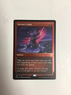 MTG Warrior's Oath Double Masters 2022 456 Foil Etched - Image 1