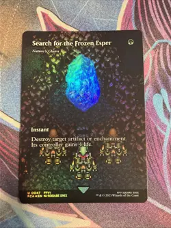 Search for the Frozen Esper - Nature's Claim (Showcase Foil) MTG Final Fantasy - Image 1