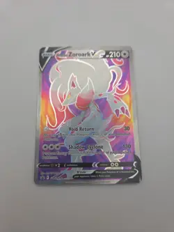 Pokemon Hisuian Zoroark V SWSH297 Sword & Shield Full Art Black Star Promo NM - Image 2