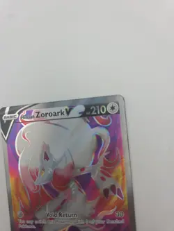 Pokemon Hisuian Zoroark V SWSH297 Sword & Shield Full Art Black Star Promo NM - Image 4