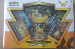 Pokemon Coffret Pikachu EX - Rouge & Bleu - 4 Boosters Artset Collector NEUF FR - Image 1