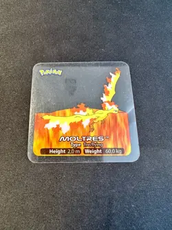 Moltres #146 2006 Pokemon Lamincards Authentic Nintendo Plastic Card Toy - Lp - Image 1