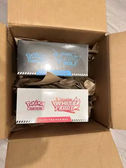 🔥SEALED Black Bolt & White Flare Pokemon Center Elite Trainer Box ETB SET🔥 - Image 3