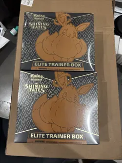 Pokemon TCG Shining Fates (LOT OF 2) Elite Trainer Box ETB FACTORY- SEALED - NEW 97712552774 - Image 1