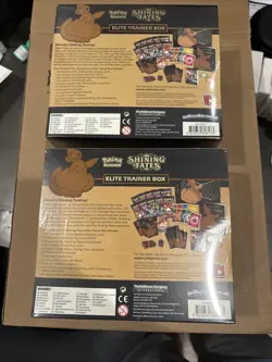 Pokemon TCG Shining Fates (LOT OF 2) Elite Trainer Box ETB FACTORY- SEALED - NEW 97712552774 - Image 2