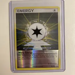 Pokemon TCG Warp Energy Reverse Holo Stormfront 2008 #95/100 LP Condition - Image 1