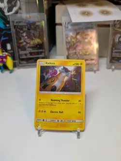 RAIKOU 32/73 SHINING LEGENDS CRACKED ICE HOLO POKEMON TCG NM - Image 1