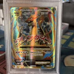 Pokemon TCG Mega Charizard EX 101/108 Evolutions Full Art PSA 9 Graded - Image 2