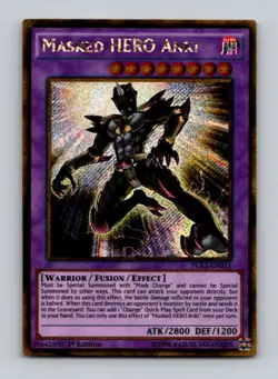 Masked HERO Anki Gold Secret Rare Premium Gold: Return of the Bling PGL2-EN011 L - Image 1