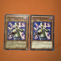 1x Kycoo the Ghost Destroyer [SDDE-EN007] Common 1st Edition And 1x [TU03-EN016] - Image 1