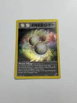 Pokemon Neo Destiny Miracle Energy TCG 16/105 Holo Rare Card - Image 1