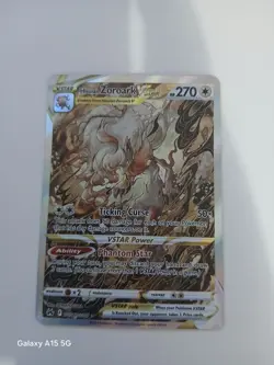 Pokemon TCG Crown Zenith: Hisuian Zoroark VSTAR Holo Ultra Rare Card GG56/GG70 - Image 1