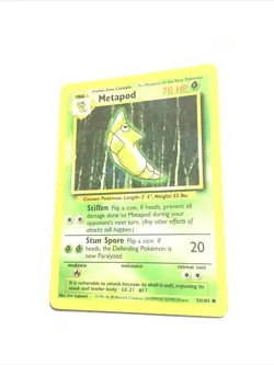 METAPOD - 54/102 - Base Set - Pokemon Card - LP - Image 1