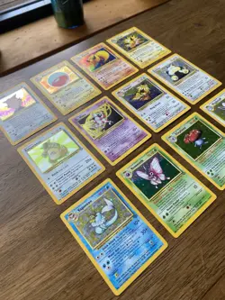 Vintage Pokemon Card Lot - 12 Cards incl. Clefable, Jolteon, Snorlax, Vaporeon - Image 2