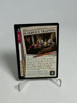 SHIPS SAME DAY The X-Files Card NM IN-Service Training Premiere Set 1996 CCG #2 - Image 1